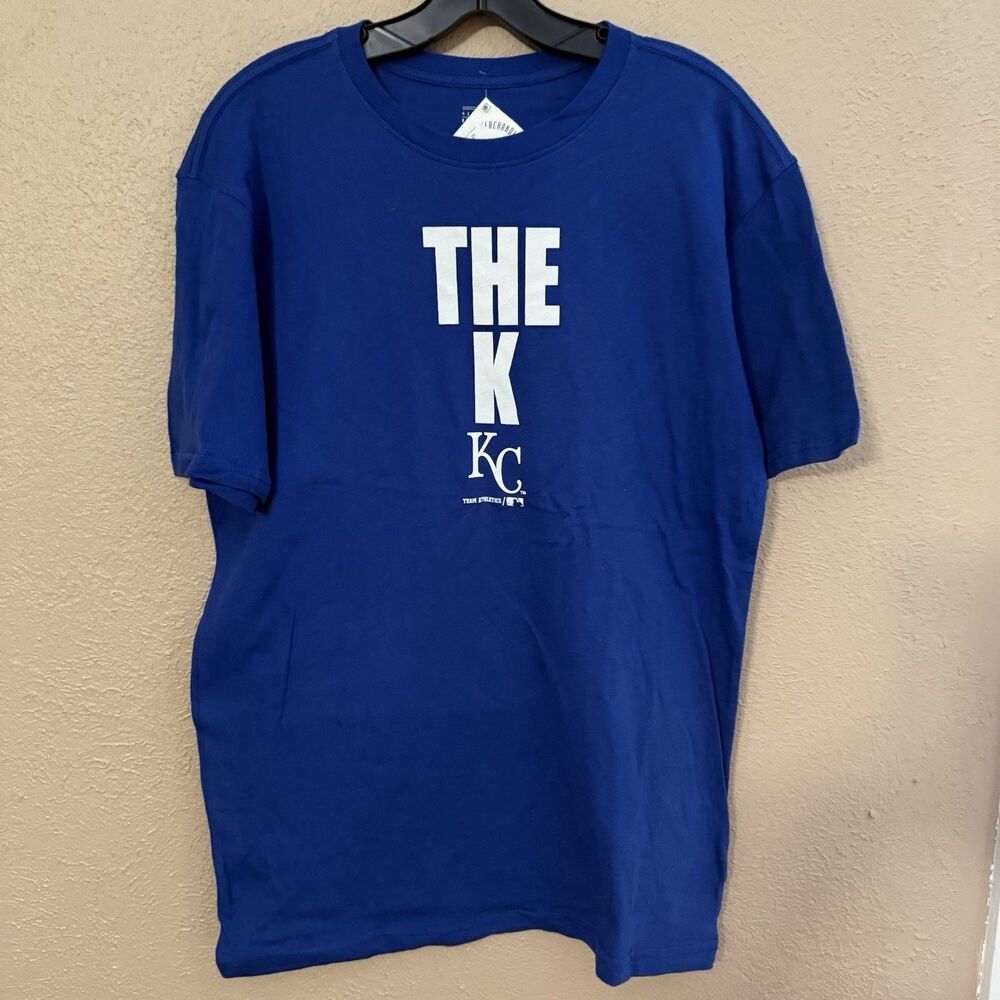 Kansas City Royals T Shirt XL (18/20) MLB NWT Genuine Merchandise Blue